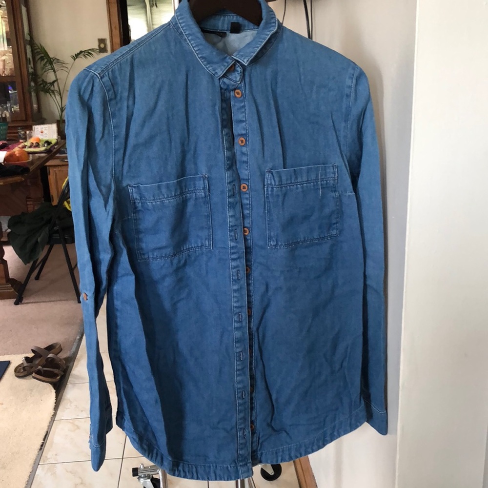 Topshop chambray shirt